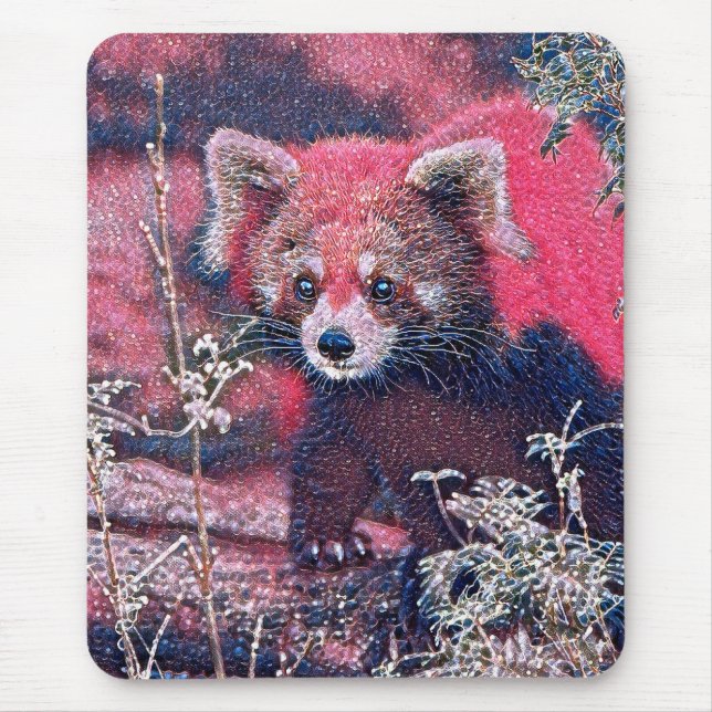 GlitzyAnimal_RedPanda_005 Mouse Pad (Front)