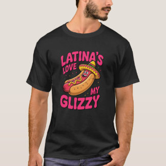 Glizzy Game Strong Funny Hot Dog Graphic T-Shirt