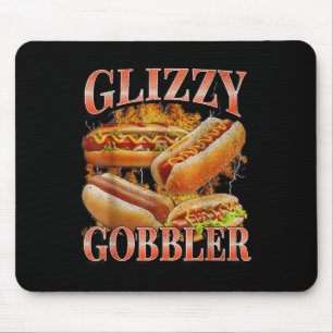 Glizzy Gobbler Funny Wiener Hot Dog Meme Bootleg G Mouse Pad