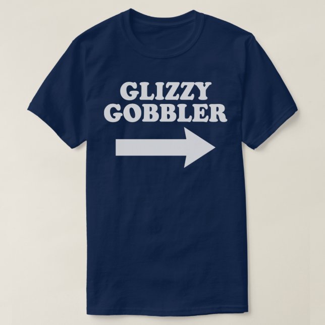 Glizzy r Pointing Arrow T-Shirt (Design Front)