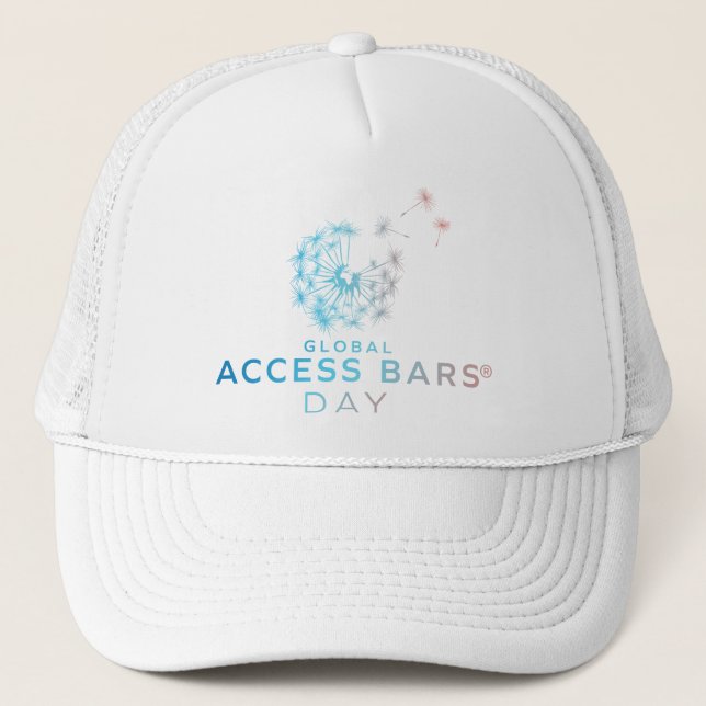 Global Access Bars Day Trucker Hat (Front)