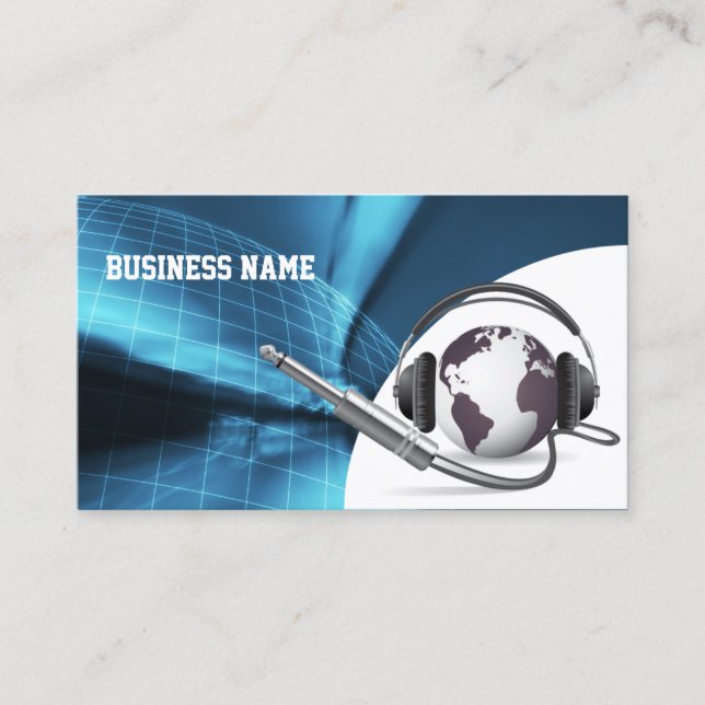 Global Call Centre/Sales Support Business Card (Front)