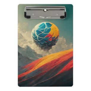Global Cloud Mini Clipboard