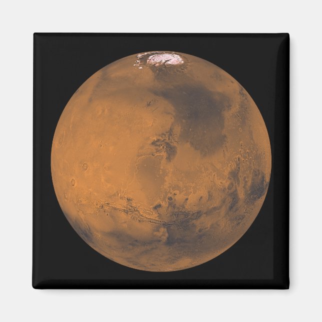 Global Colour View of Mars Magnet (Front)