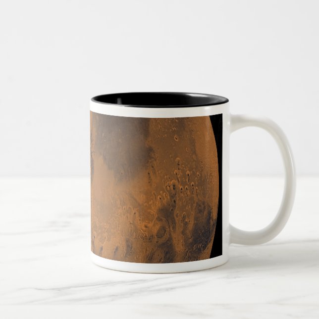 Global Colour View of Mars Two-Tone Coffee Mug (Right)