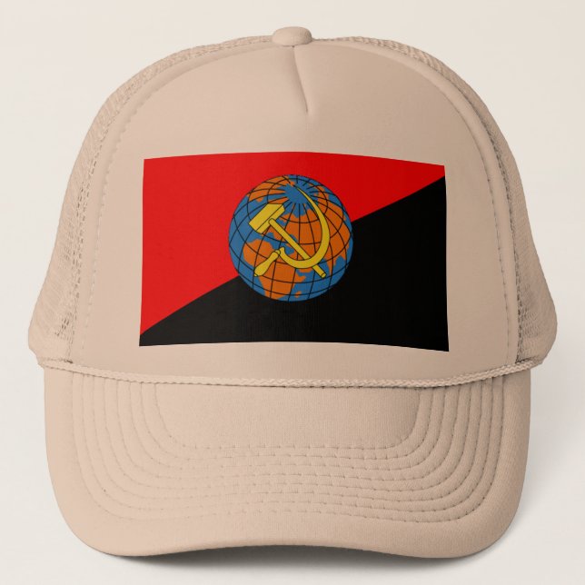 global communism trucker hat (Front)