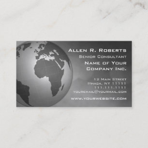 Global Corporate International Trading Company Business Card