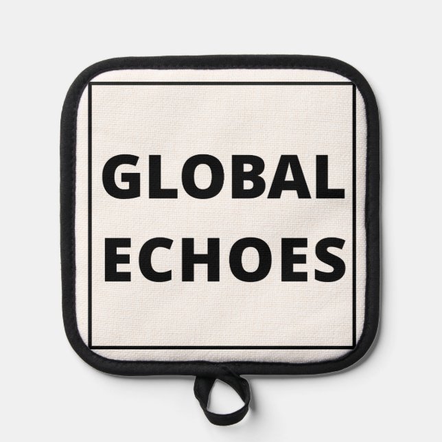 Global Echoes Pot Holder (Front)