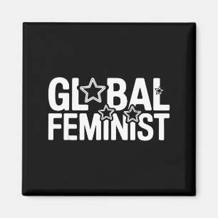 Global Feminist Equality Empowerment Protest Activ Magnet