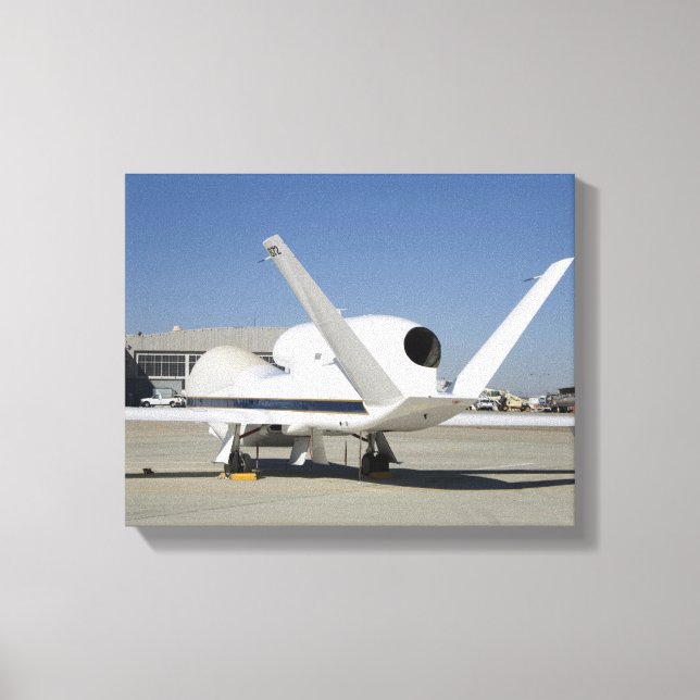Global Hawk unmanned aircraft 2 Canvas Print (Front)