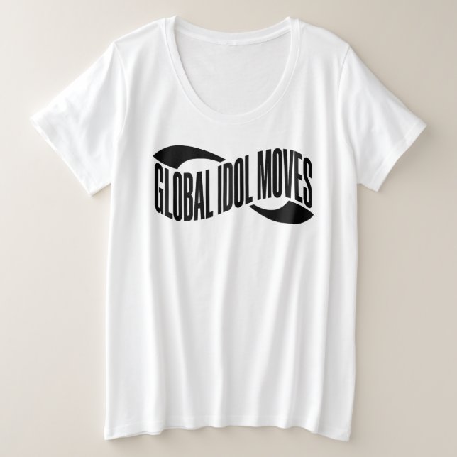 Global Idol Moves Typography Tee (Design Front)