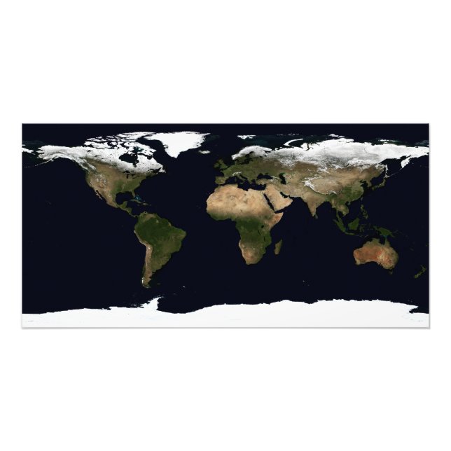 Global image of our world photo print (Front)