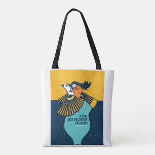 Global Just Recovery Gathering tote bags