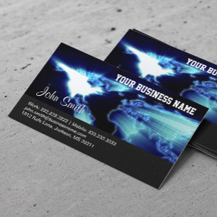 Global Map business card