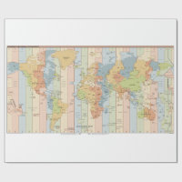Global Map of Time Zones