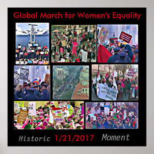 Global March for Women's Equality Poster