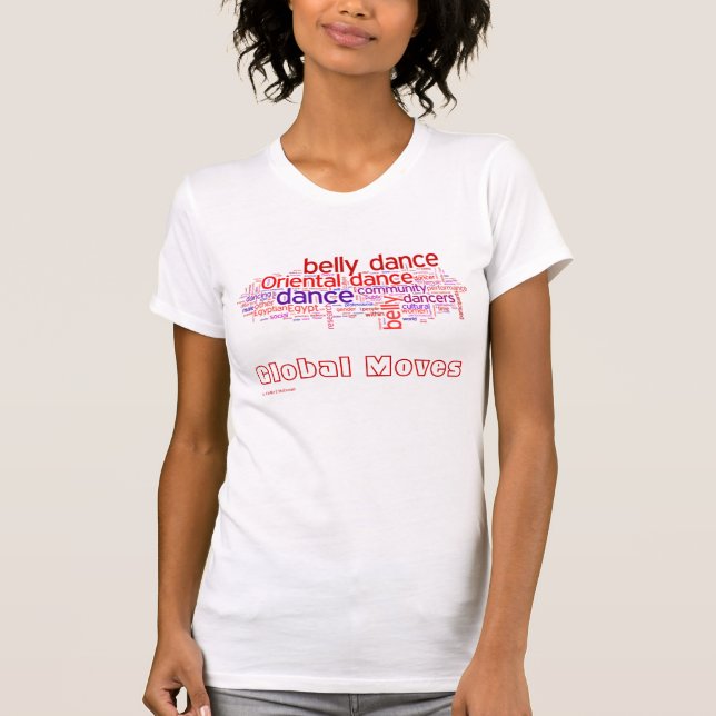 Global Moves Word Cloud 1 T-Shirt (Front)