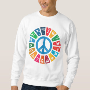 Global Peace Sustainability Goals Inspirational Sweatshirt