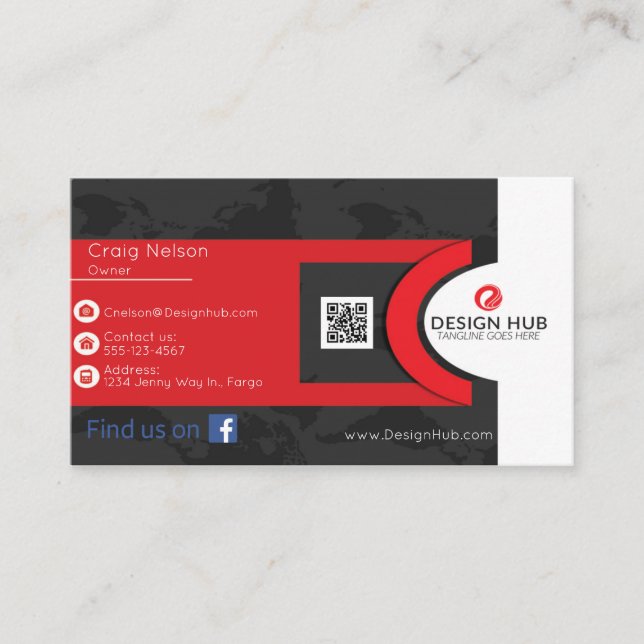 Global professional business card (Front)