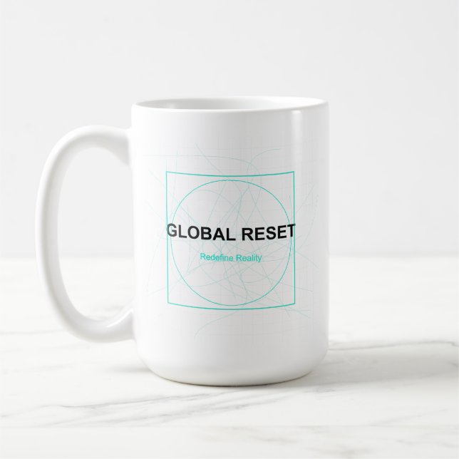Global Reset – A New Era Begins Coffee Mug (Left)