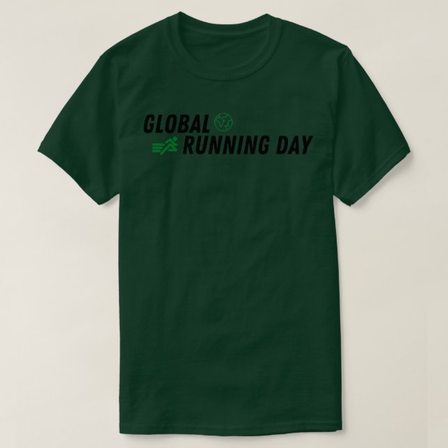 Global Running Day  T-Shirt (Design Front)