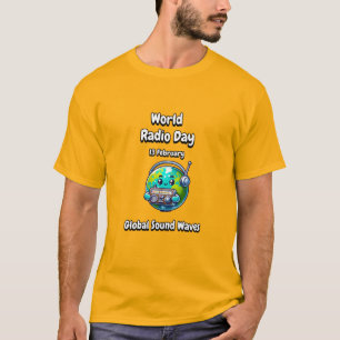 Global Sound Waves. T-Shirt