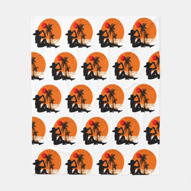 Global Tourism Day Fleece Blanket (Front)