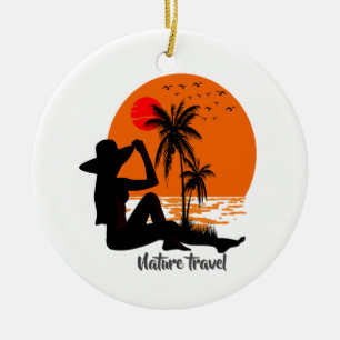 Global Tourism Resilience Day Ceramic Tree Decoration