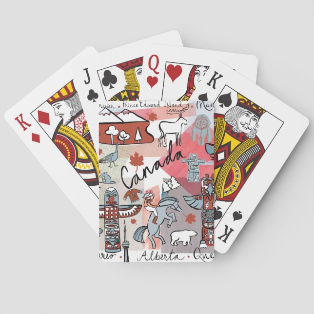 Global Travel - Canada Playing Cards (Back)