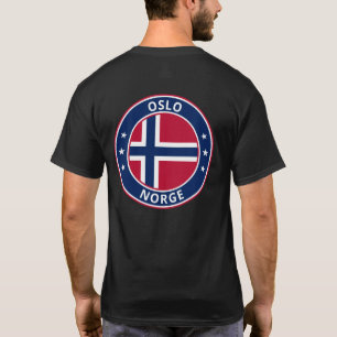 Global Traveler - 'City', Norge Norway (Edit) T-Shirt
