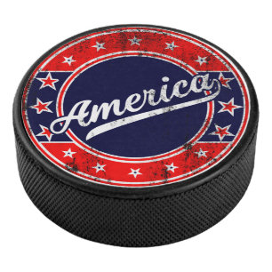 Global Traveller - America   USA Hockey Puck