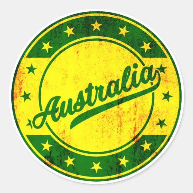 Global Traveller - Australia Sticker (Front)