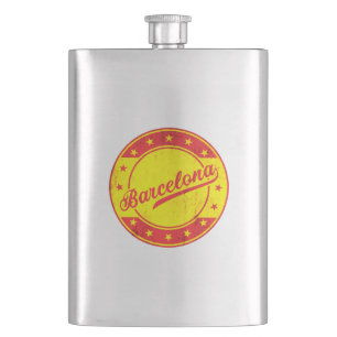 Global Traveller - Barcelona, Spain Hip Flask