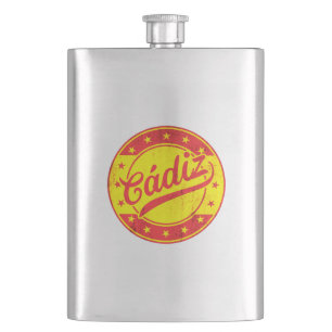 Global Traveller - Cadiz, Spain Hip Flask