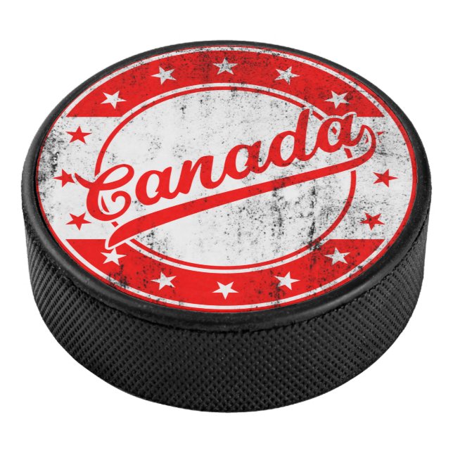 Global Traveller - Canada Hockey Puck (3/4)