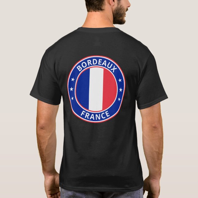 Global Traveller - City, France (Edit) T-Shirt (Back)