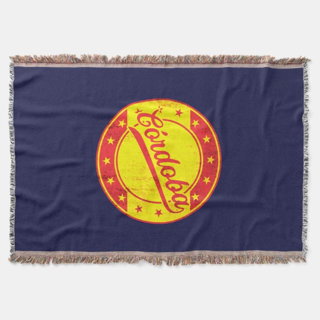 Global Traveller - Cordoba, Spain Throw Blanket (Front)