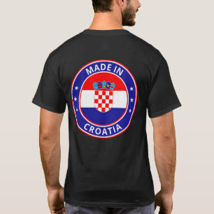 Global Traveller - Made In   Croatia T-Shirt