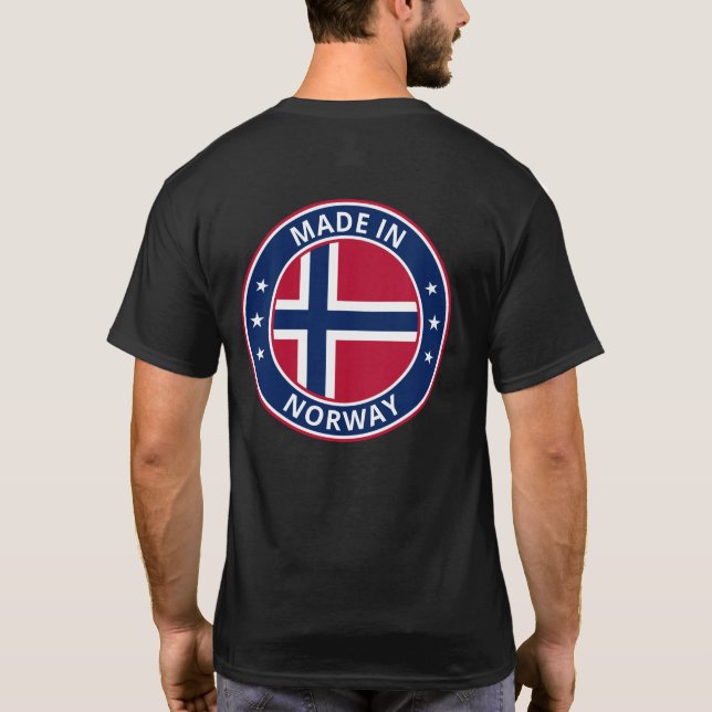 Global Traveller - Made In Norge | Norway (Edit) T-Shirt (Back)