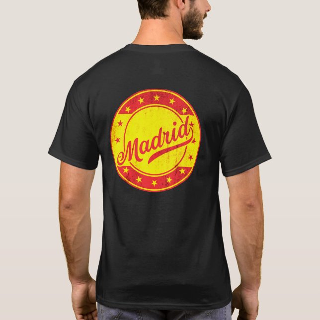 Global Traveller - Madrid, Spain T-Shirt (Back)