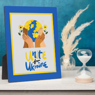 Global Unite For Ukraine Plaque