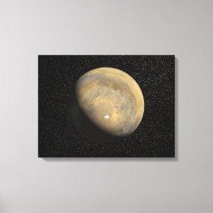 Global view of Mars Canvas Print
