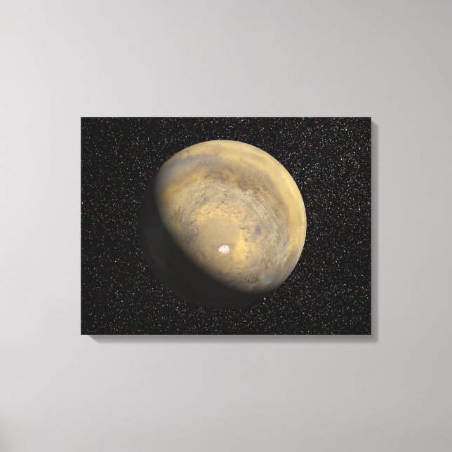 Global view of Mars Canvas Print (Front)