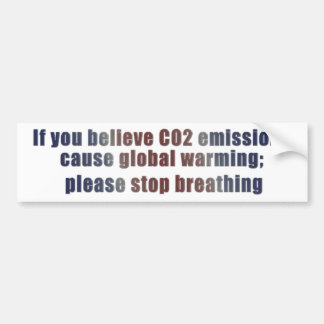 Global Warming Bumper Sticker