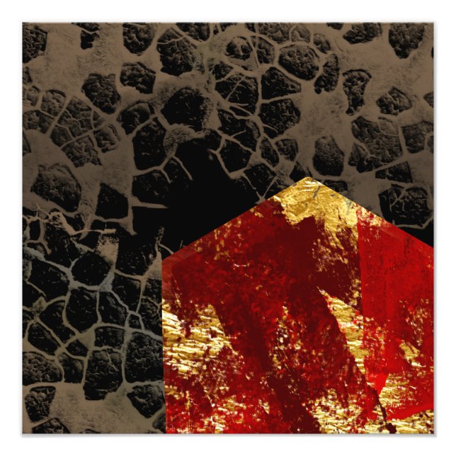 Global warming - Burning House - Abstract Photo Print (Front)