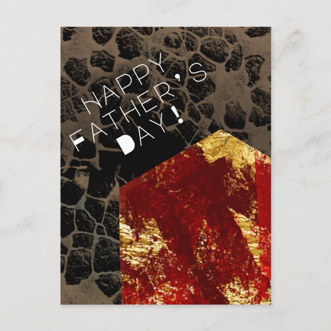 Global warming - Burning House - Father’s day Postcard (Front)