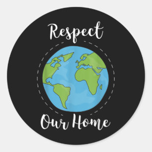 Global Warming Climate Change Environmental Protec Classic Round Sticker