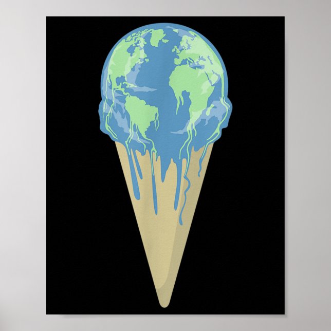 Global Warming Climate Change Environmental Protec Poster (Front)