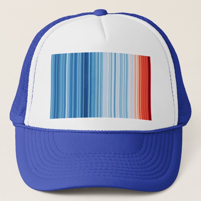 Global Warming Climate Change Temperature Trucker Hat (Front)