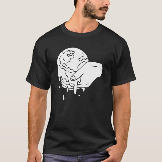 Global Warming Earth Environmentalist - Climate Ch T-Shirt (Front)